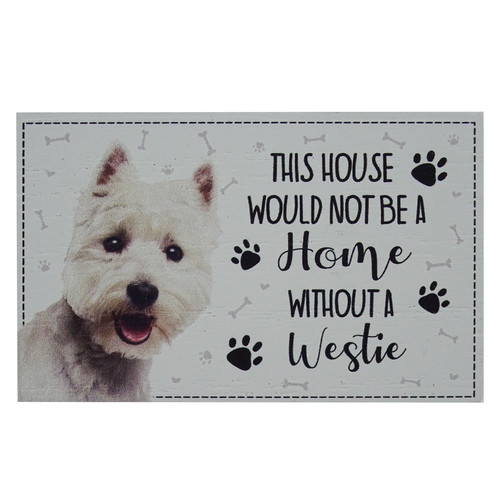 Westie fridge magnet dog puppy - fridge,