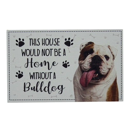 Bulldog fridge magnet dog - bulldog,