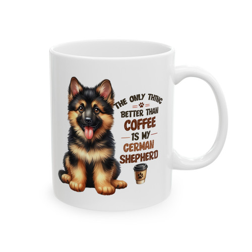 German shepherd coffee mug - german,